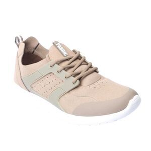 Fabric Womens/Ladies Zeta Running Sneakers / Beige